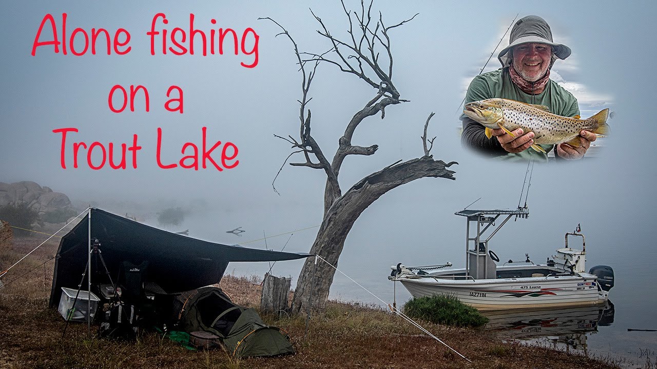 Alone, fish and camp on a Trout Lake