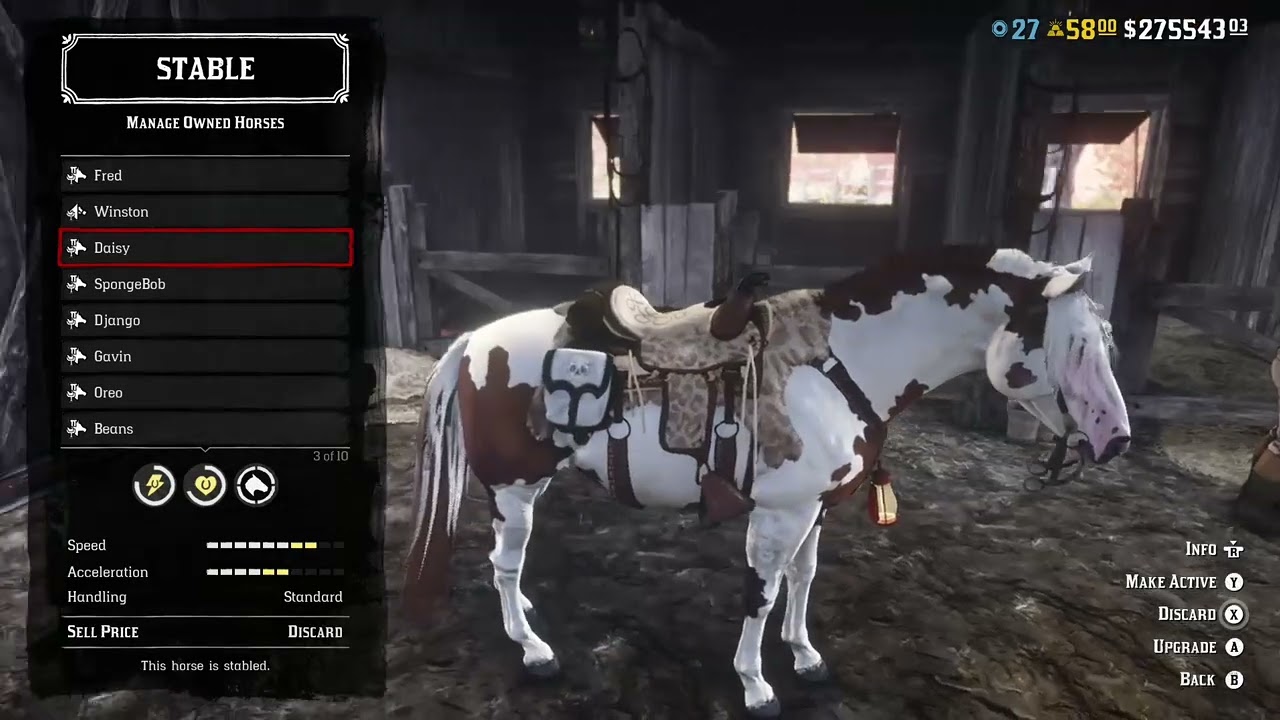 My horse collection: Red Dead Online 🐎