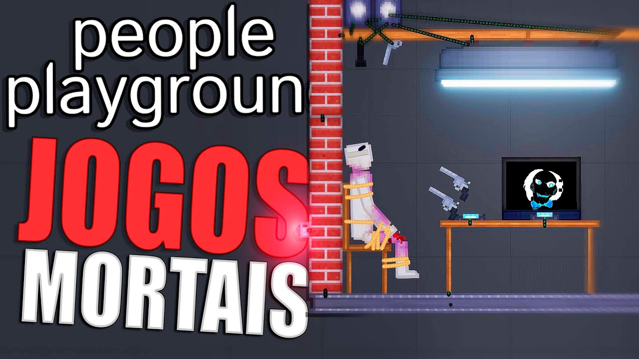 Jogos Mortais no People playground (boneworks 2d)