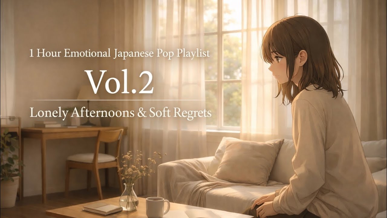 1 Hour Emotional Japanese Pop Playlist Vol.2 – Lonely Afternoons & Soft Regrets 