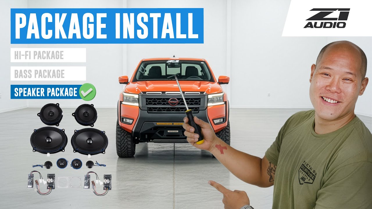 Установка акустической системы Z1 Audio для Nissan Frontier D41