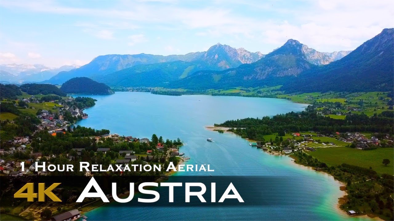 [4K] AUSTRIA 🇦🇹 1 Hour Drone Relaxation Film With Calming Music