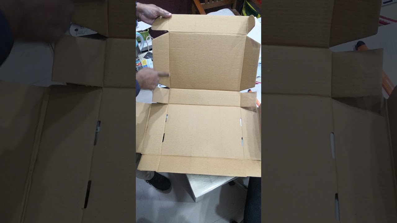 How to assemple folding type box by #Boxify