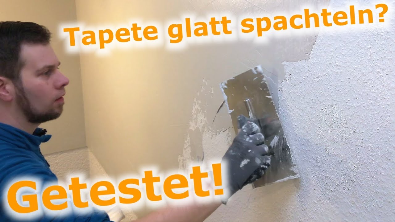 Tapete überspachteln: Glatte Wand OHNE Tapete abzukratzen? | Schritt für Schritt inkl. Profitipps