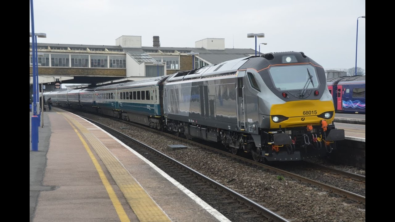 Chiltern Mainline Class 68's   Banbury, Easter 2015