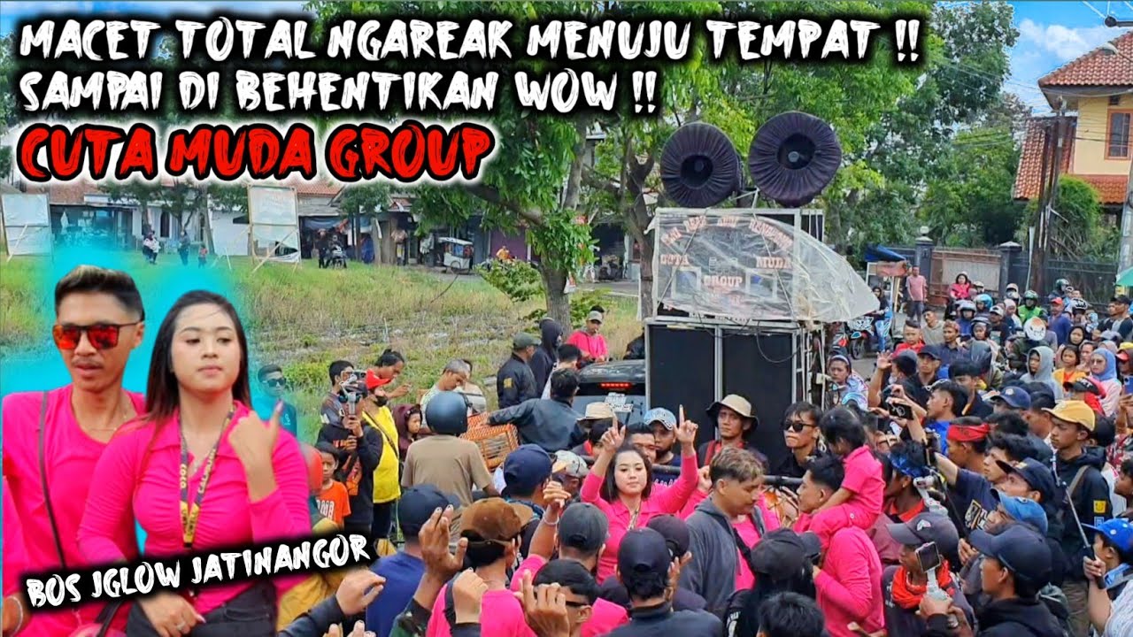 MOMENT NGAREAK MENUJU TEMPAT ‼️ FULL PENONTON MACET TOTAL 💥 CUTA MUDA GROUP LIVE CARINGIN JATINANGOR