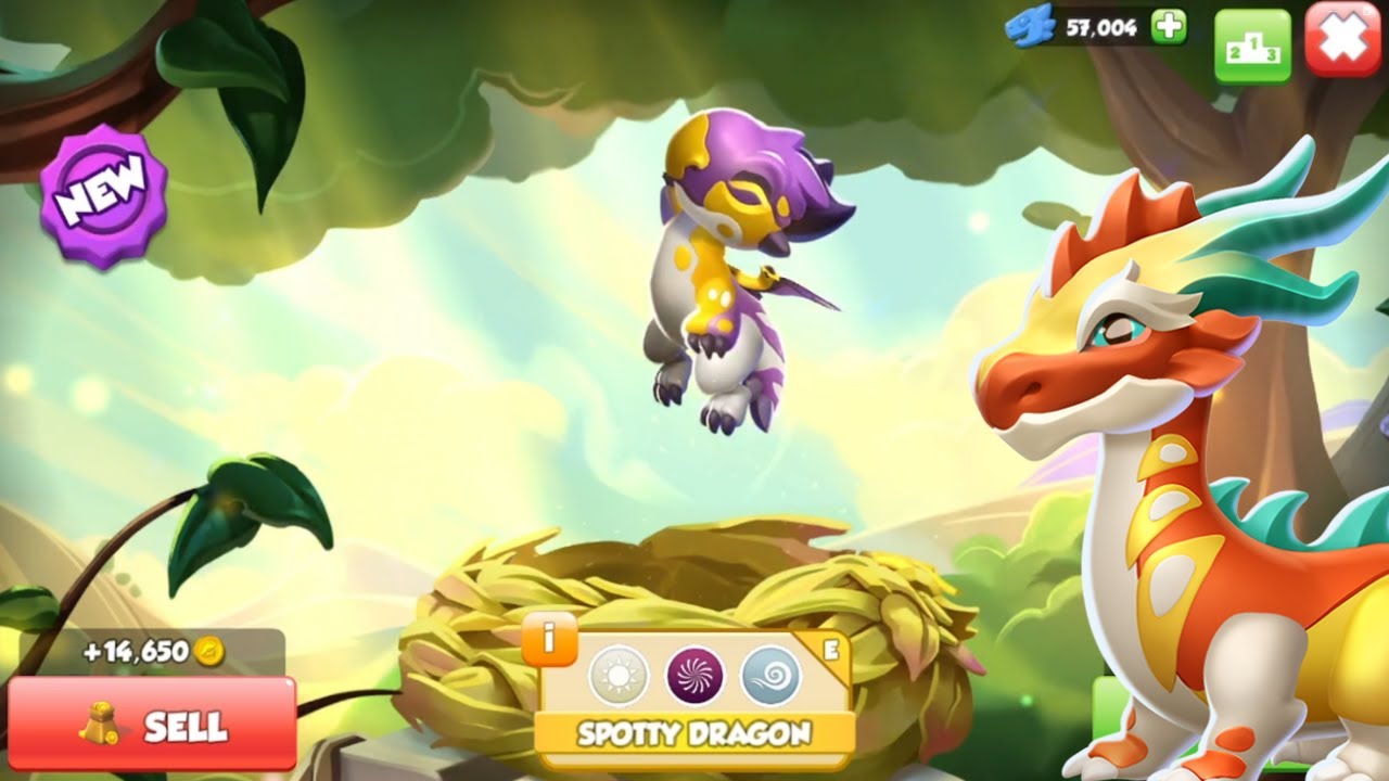 Spotty Dragon Hatching and Bright Dragon Unlocking│dragon mania legends s2. ep 179