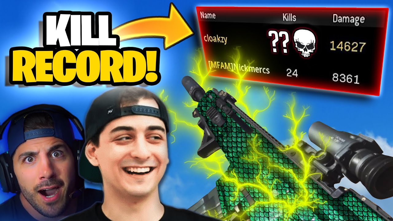 My *NEW* KILL RECORD in Warzone Zombie Royale w/ @NICKMERCS