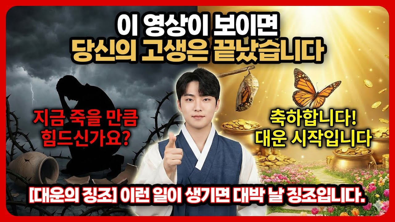[대운의 징조] 요즘 자꾸 이런 일이 생기나요? 축하합니다. 대박 날 징조입니다!
