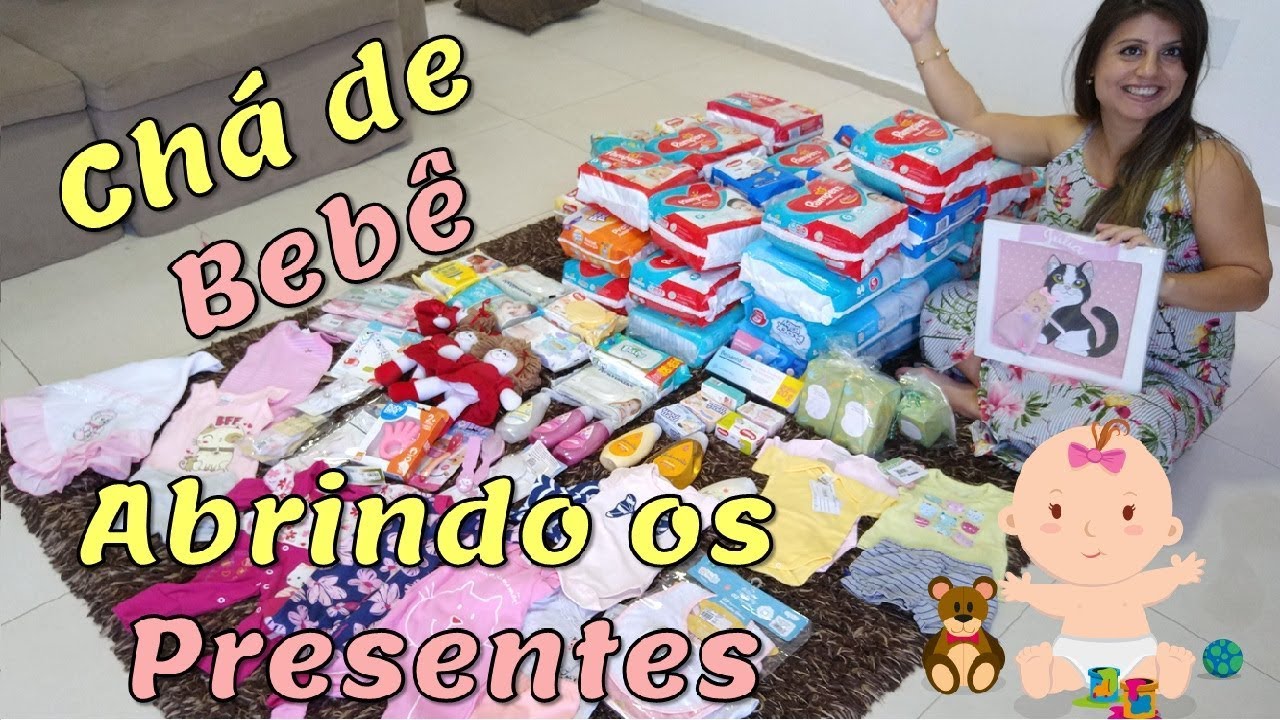 Abrindo os Presentes do Chá de Bebê