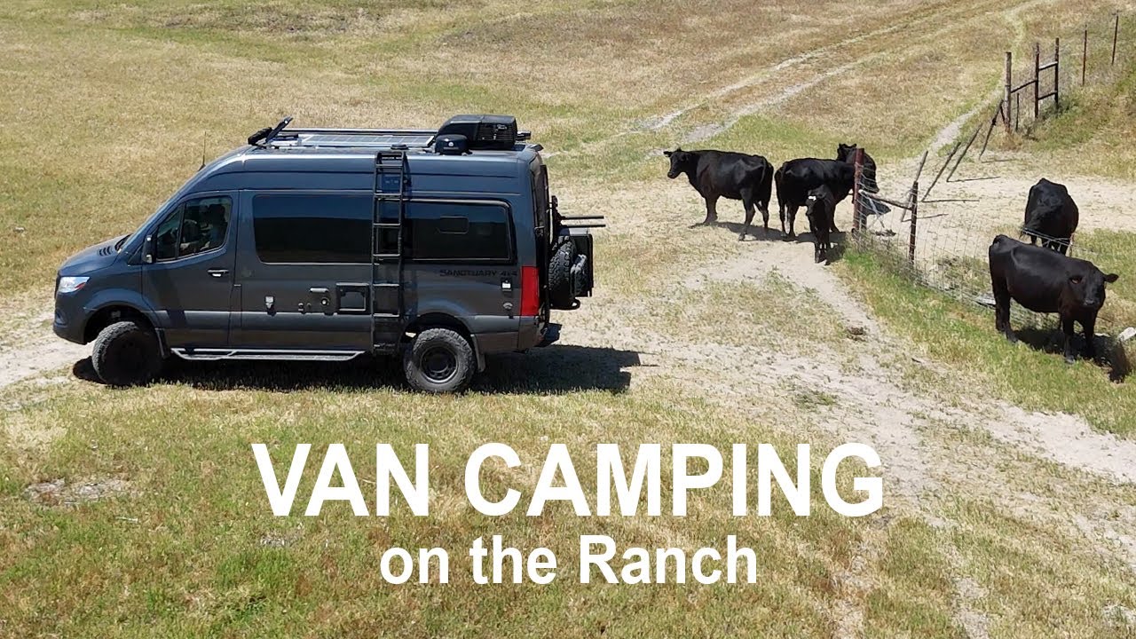 Расслабьтесь и наслаждайтесь кемпингом на фургоне на природе ранчо [Camping, Van Life, Campingfood]