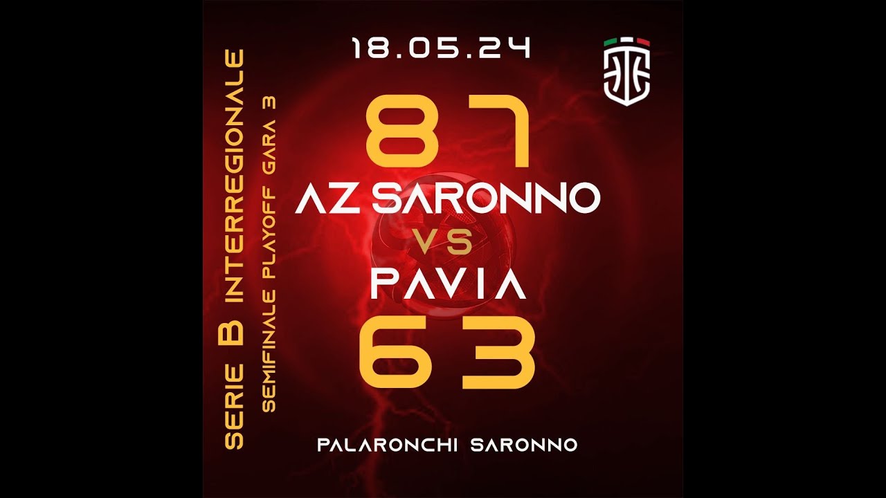 B-Int 2324 - Playoff - Sf g3 - Robur Saronno vs Pavia