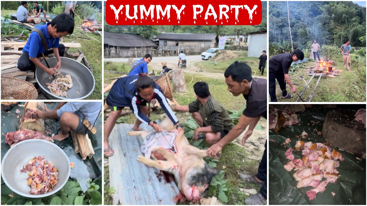 Amji Party at Parsi Parlo by Takam ABU Welfare Society in Arunachal Pradesh 