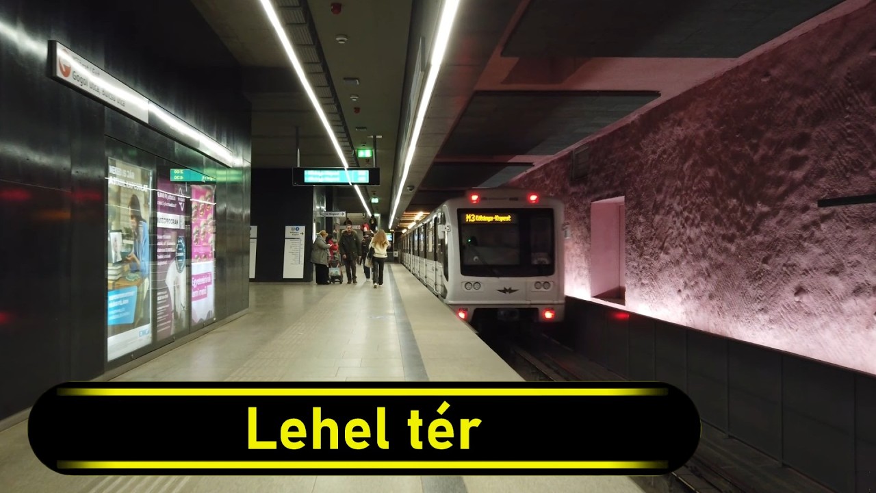 Metro Station Lehel tér - Budapest 🇭🇺 - Walkthrough 🚶