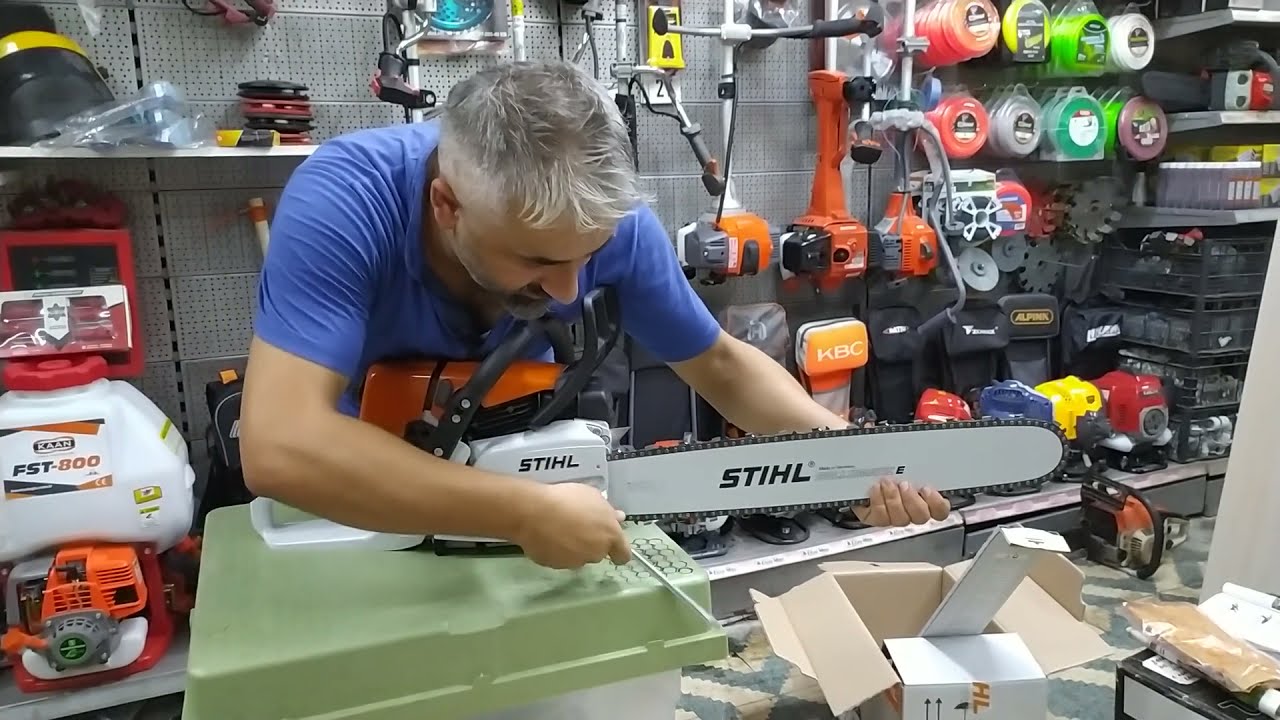 STIHL MS 361 MOTORLU TESTERE TANITIMI VE KURULUMU