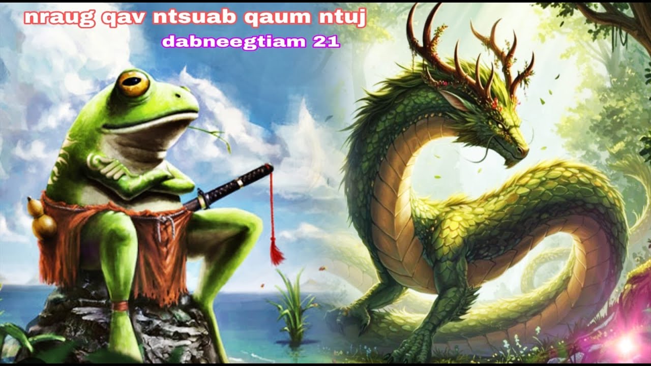 nraug qav ntsuab qaum ntuj los tua huab tais zaj ntsuab ( QUB DAB NEEG )