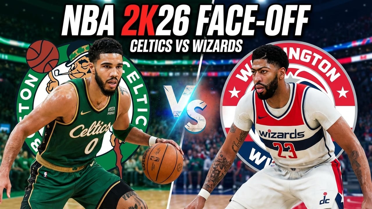 Can the Celtics Defense Stop the Wizards Offense? NBA 2K26 Full Game