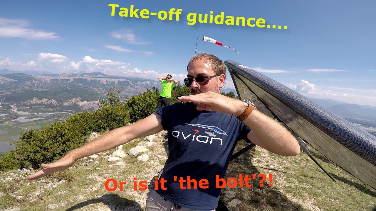 Adventure Flying - hangglider take-off guidance