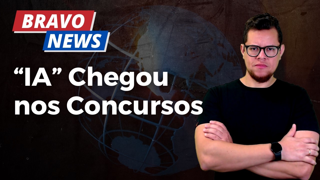 Inteligência Artificial corrigindo redação, Concursos Suspensos e mais