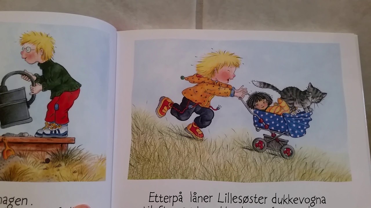 Bok: Lillesøster skal tisse