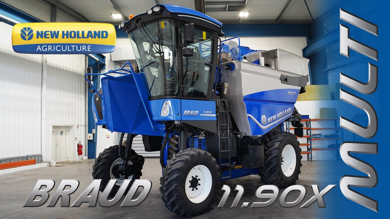 New BRAUD 11.90X MULTI - A new Benchmark harvesting Almond and Olive Super High Density