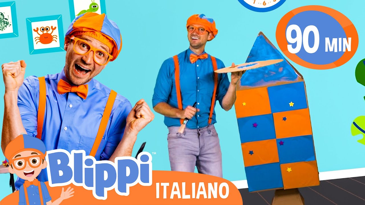 Blippi fa un razzo! | Blippi | Moonbug Kids - Cartoni Animati