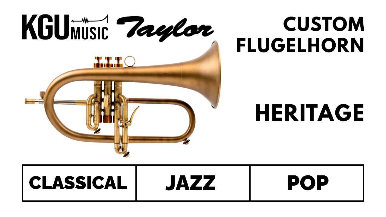 KGUmusic & Taylor Heritage Flugelhorn | Raw Sound Test | Classical, Jazz & Pop Music