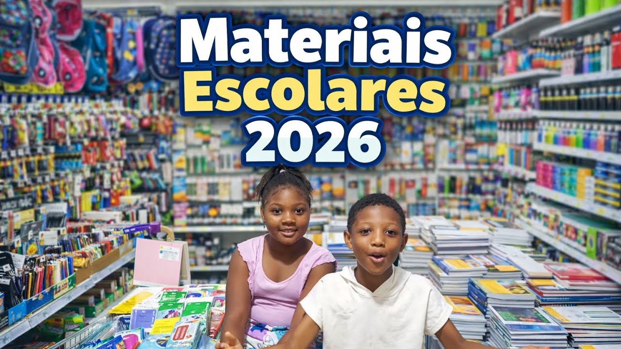 Material Escolar 2026 📚✨ Compras com Henry o e Alycia