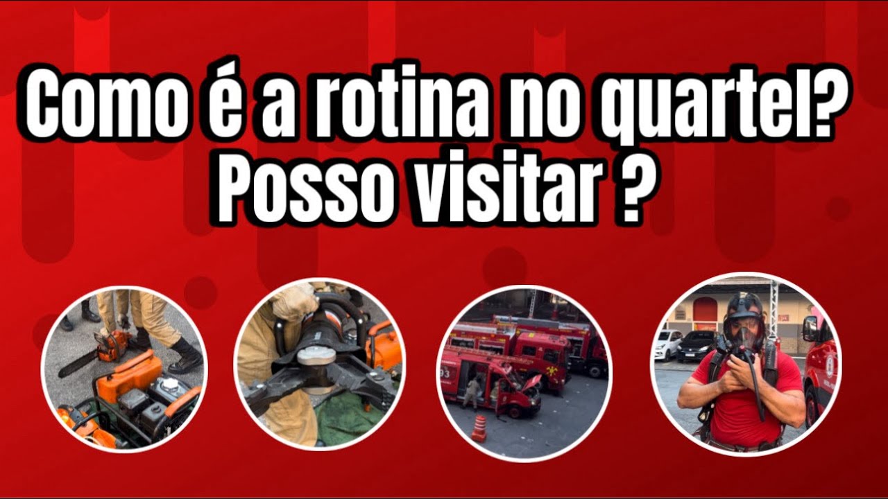 Rotina de bombeiro militar! #confira