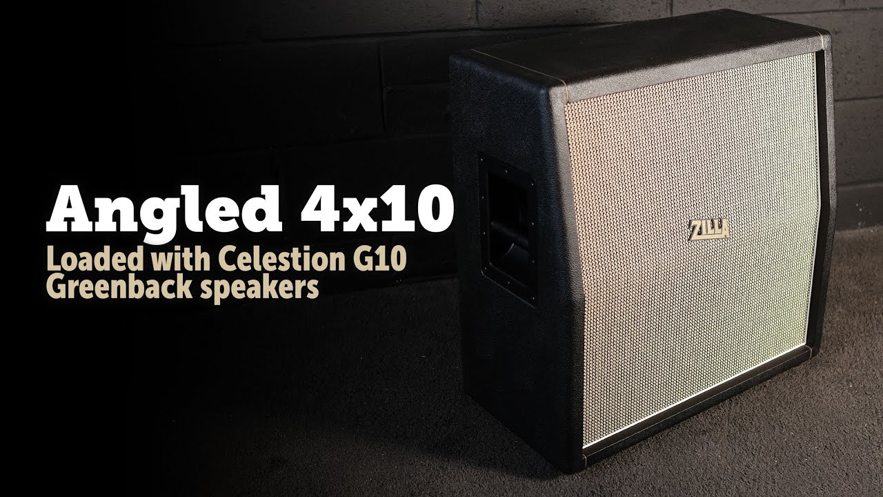 Zilla Cabs Custom 4x10 с колонками Celestion G10 Greenback