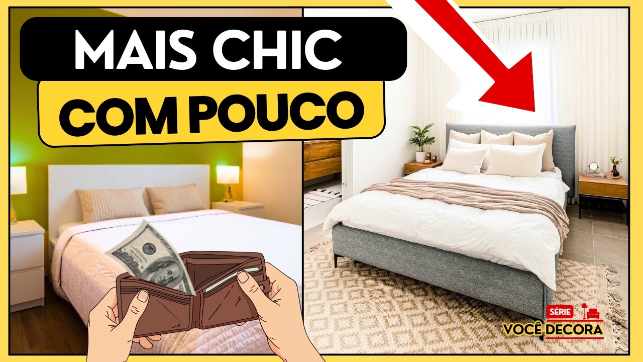 Como deixar seu quarto elegante sem gastar muito (Dicas Reais)