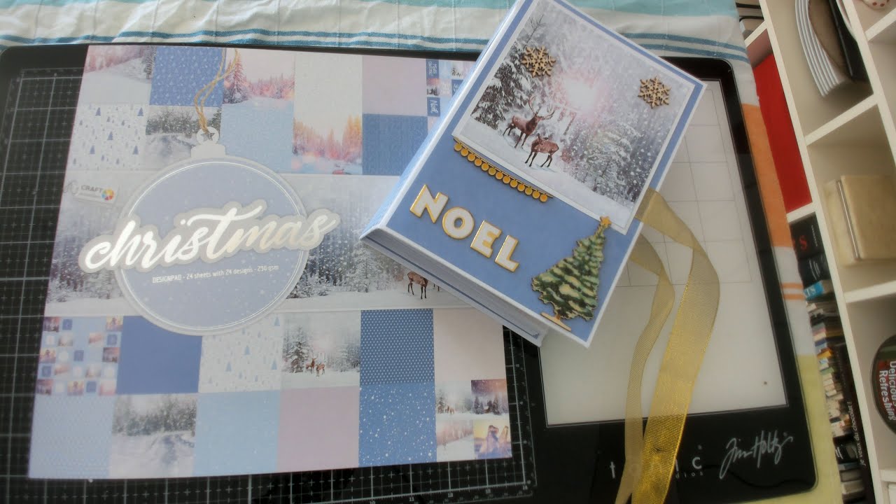 TUTO ALBUM NOEL ACTION,  TOUT DOUX, SCRAP