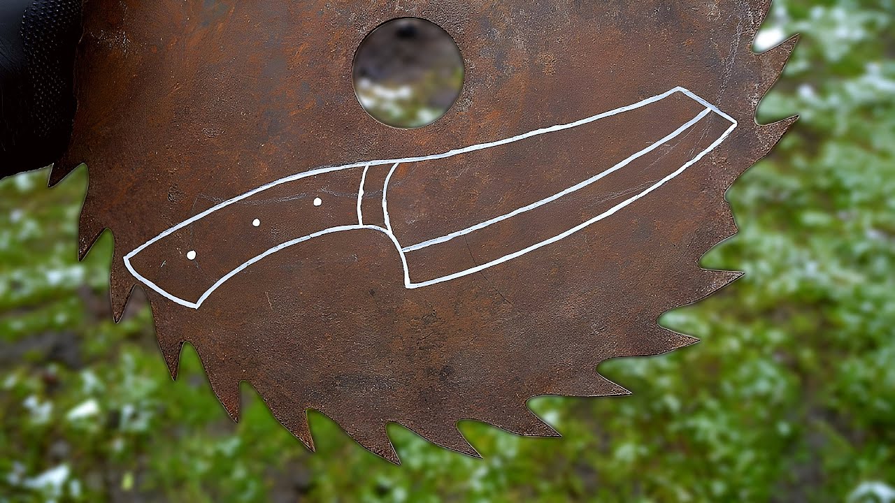 From Rusty Saw Blade to Razor-Sharp Kitchen Knife