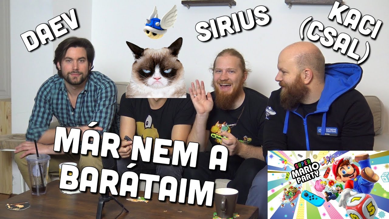 FWG daev, Kaci & Sirius - MÁR NEM A BARÁTAIM | Super Mario Party #3