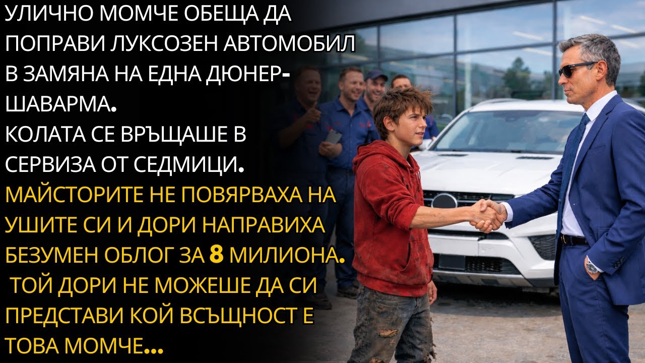 „Залагам 8 милиона!“ — извика собственикът. „Ако открие дефекта, се отказвам от всичко!“