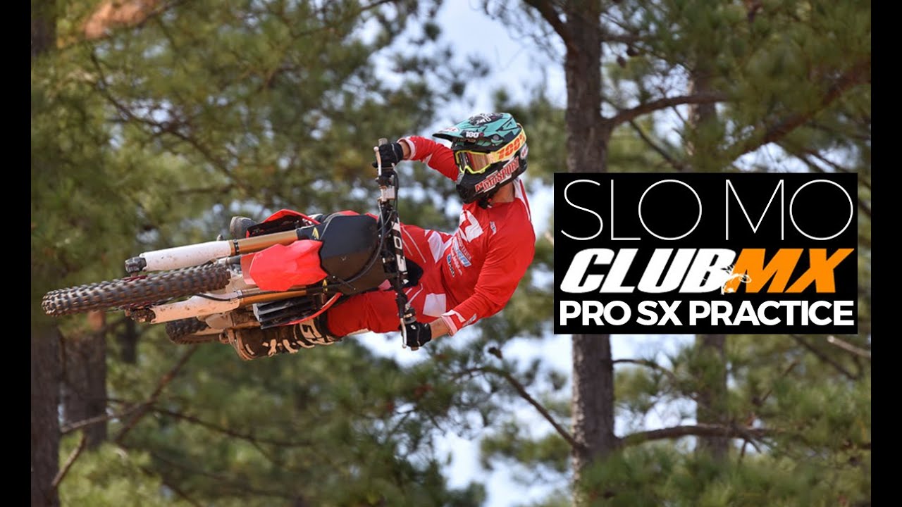 SLO MO: Club MX - Pro Supercross Practice - Alessi / Peters / Clason