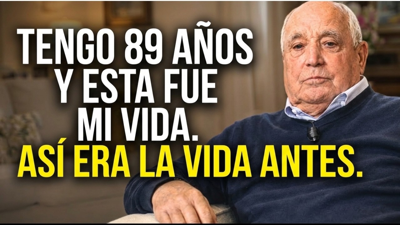 Tengo 89 años y esta fue mi vida. Así era la vida antes.