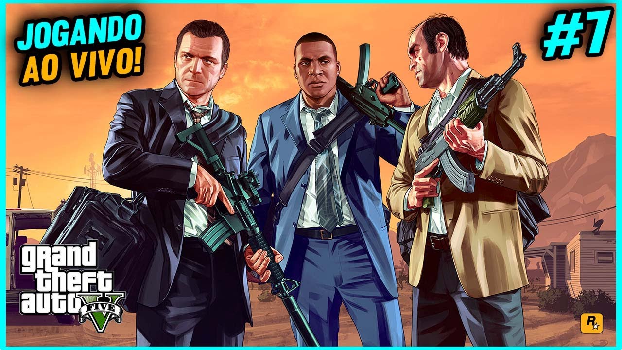 Barreto Jogando GTA V AO VIVO! Parte #7