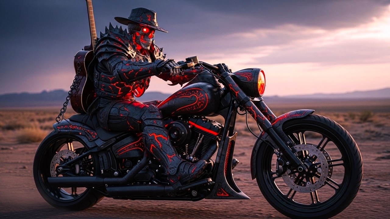 OUTLAW BIKER ROCK • Dark Country Hellbound Highway for Rogue Riders