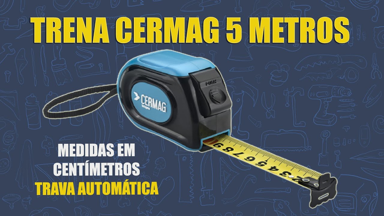 TRENA CERMAG 5 METROS - Ferramentas #14