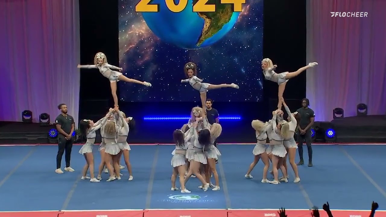 South Jersey Storm Snow Angels Semifinals [The 2024 Cheerleading Worlds] WITH SOUND