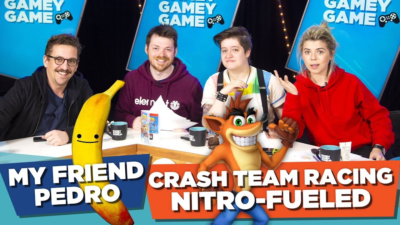 My Friend Pedro! Crash Team Racing Nitro-Fueled! | Gamey Gamey Game