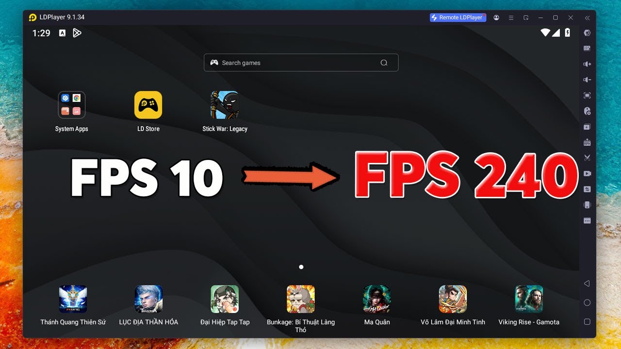 How to fix fps drops and increase fps in Ldplayer 9 2025 - Ldplayer 9 best settings
