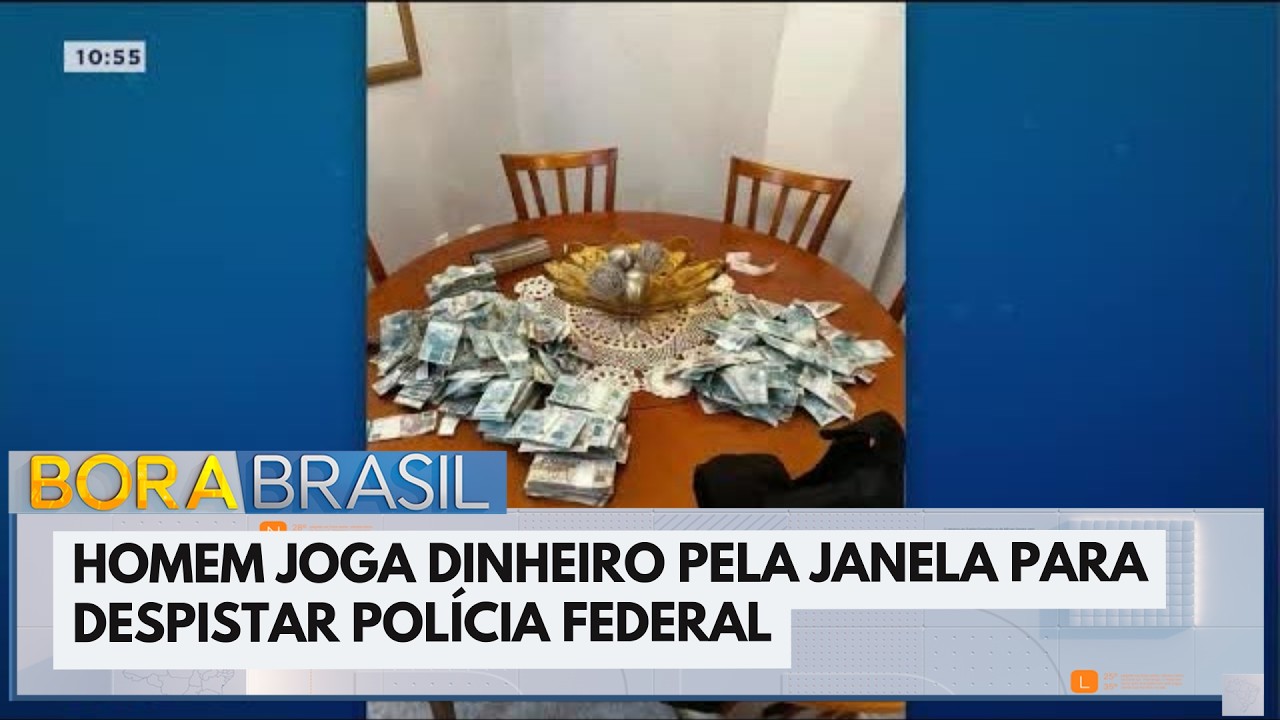 Barco de Papel: alvo da operação joga dinheiro pela janela
