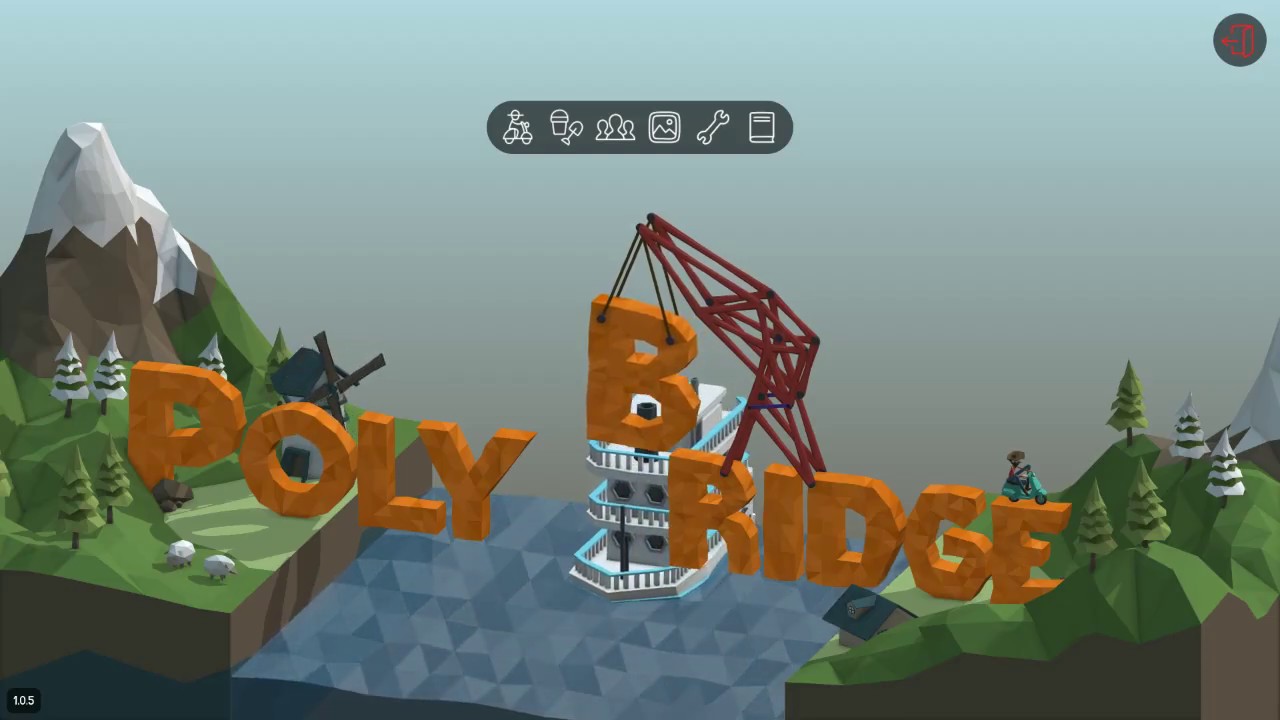 Poly Bridge [Ep 1]: Let's build some Bridges (1-1 - 1-8)