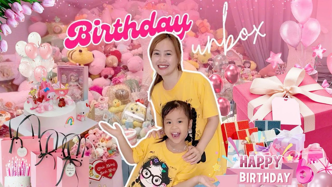 🎁 Đập Hộp Quà Sinh Nhật Cùng Mint Vy & Mẹ Hà Hí – Mint Vy Thích Thú Khi Bóc Quà Của Bố Và Bà Nội Gửi