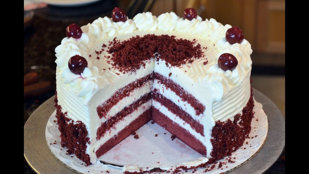 Red Velvet Cherry Cake