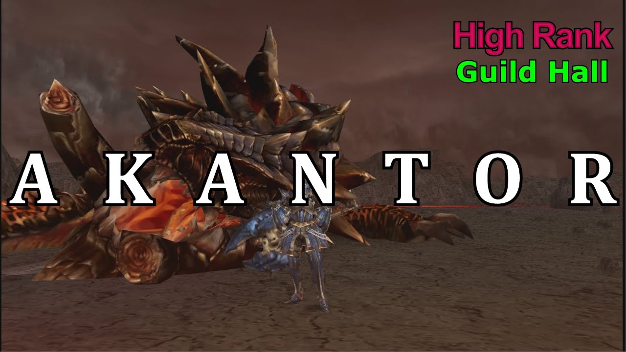 [MHFU] Akantor (HR6) vs Hammer (Urgent Quest)