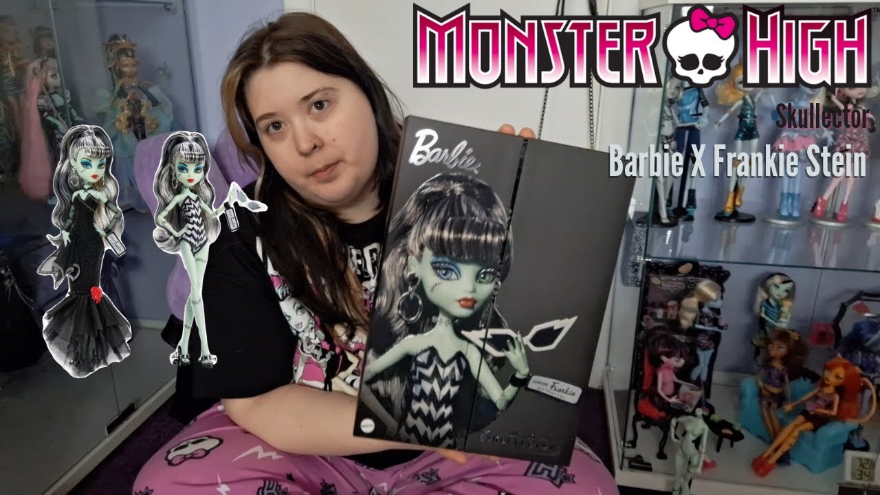 MATTEL'S 80TH ANNIVERSARY - Monster High Barbie X Frankie Stein Skullector UNBOXING