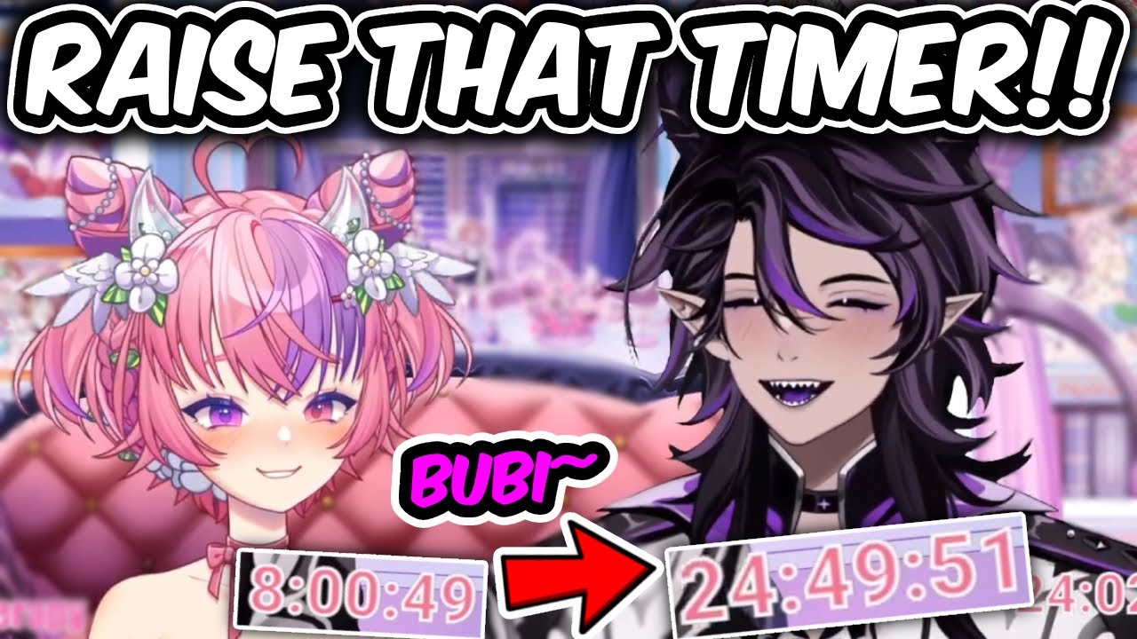 Bubi Raised Ironmouse Subathon Timer to 24Hours